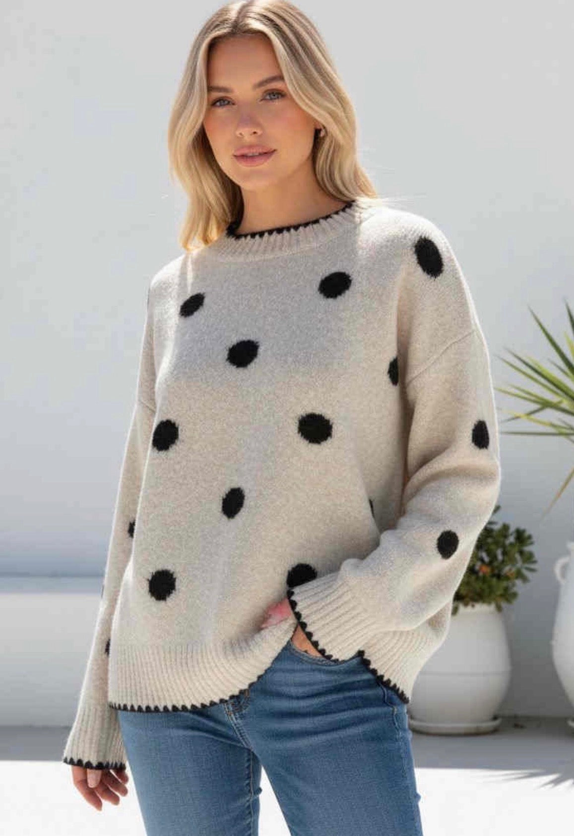 Oat Spot Knit