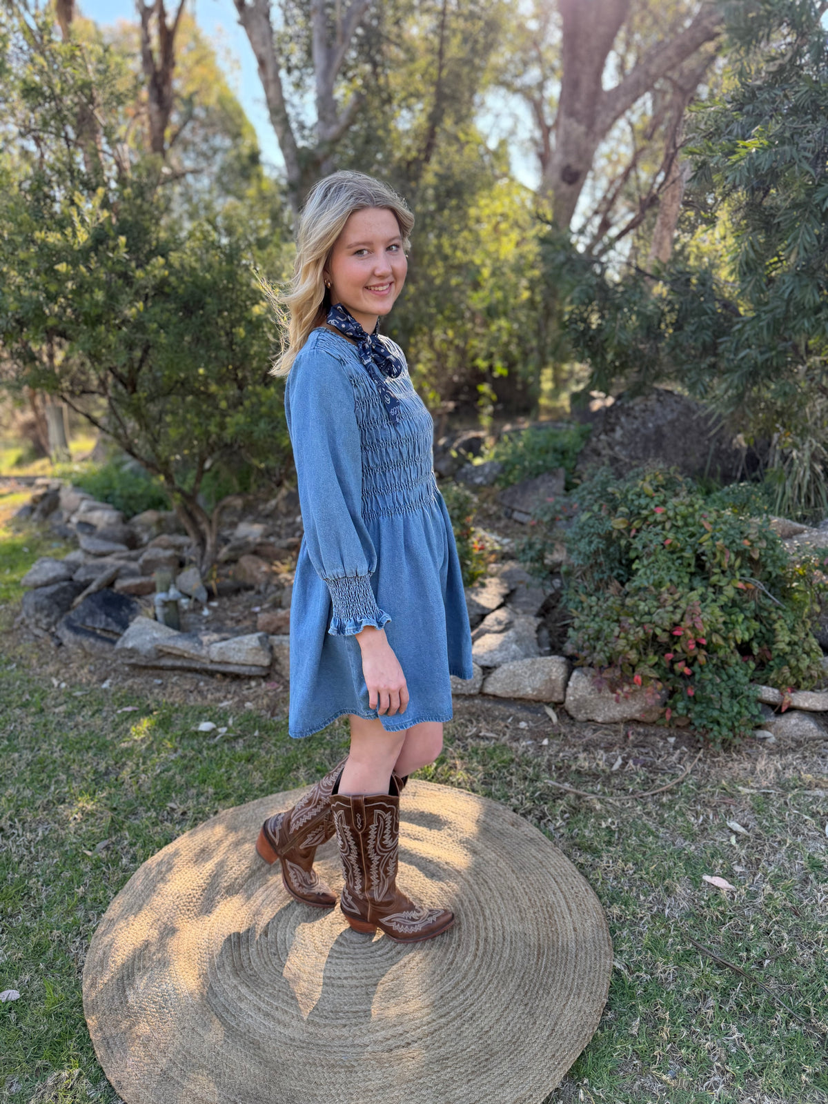 The Delaney Denim Dress