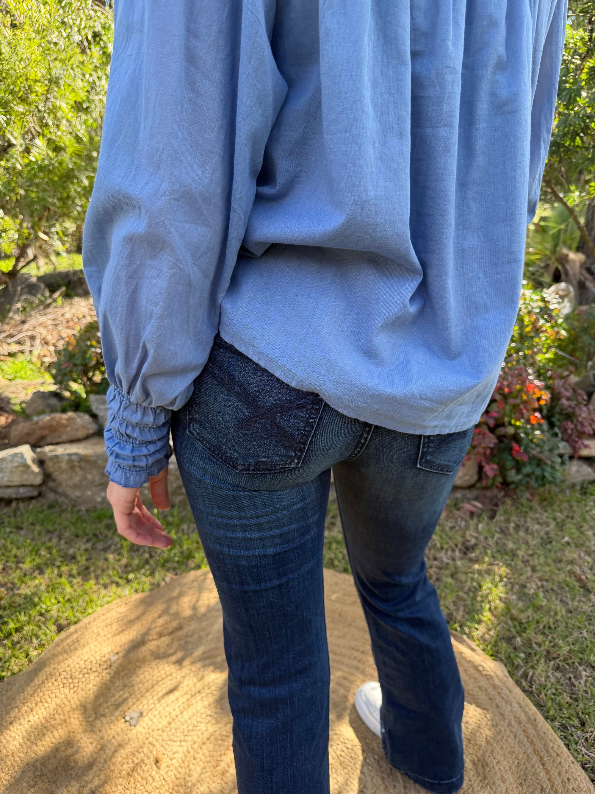 Valentina Shirred Top