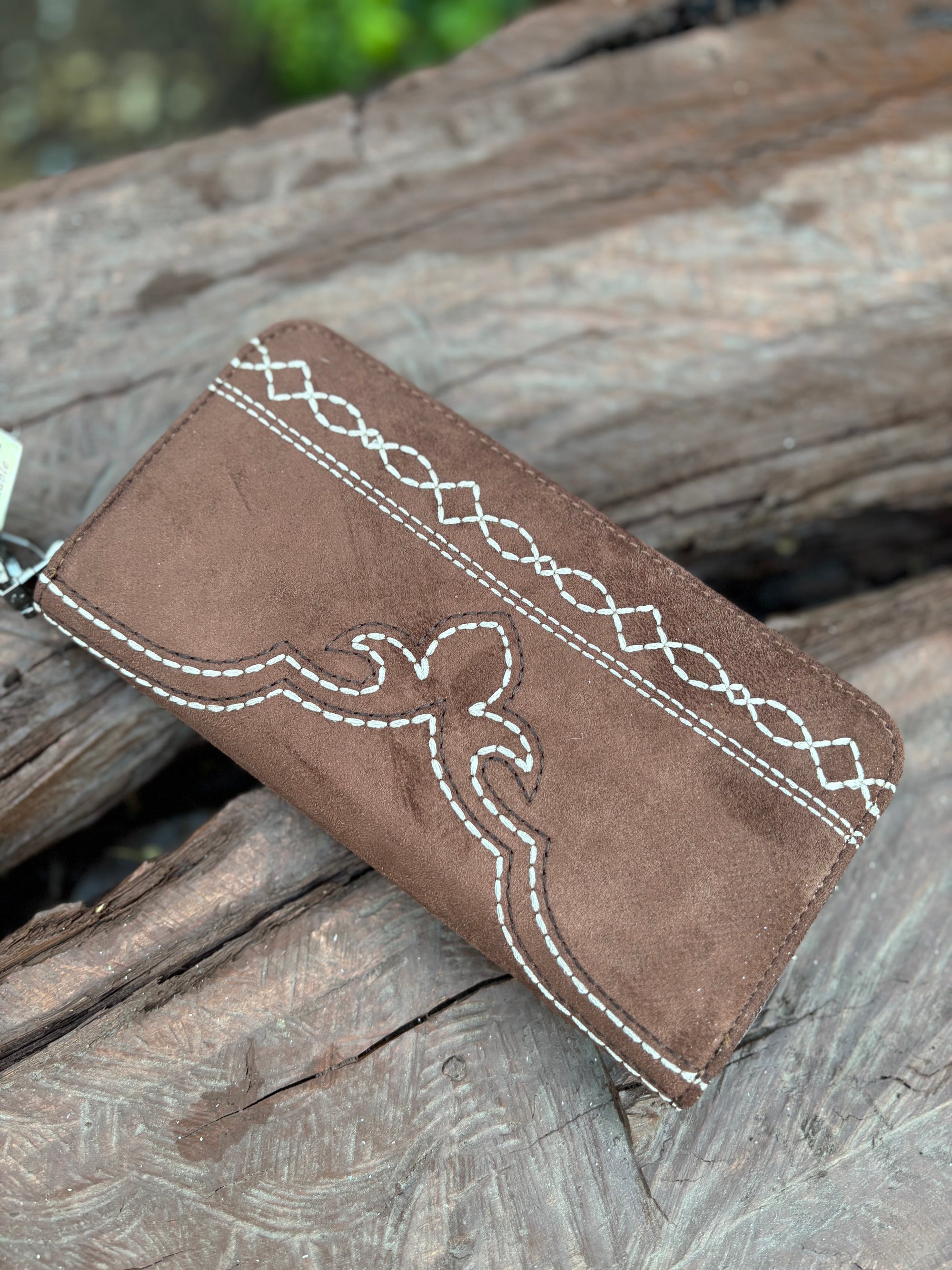 Boot Stitch Wallet~ brown