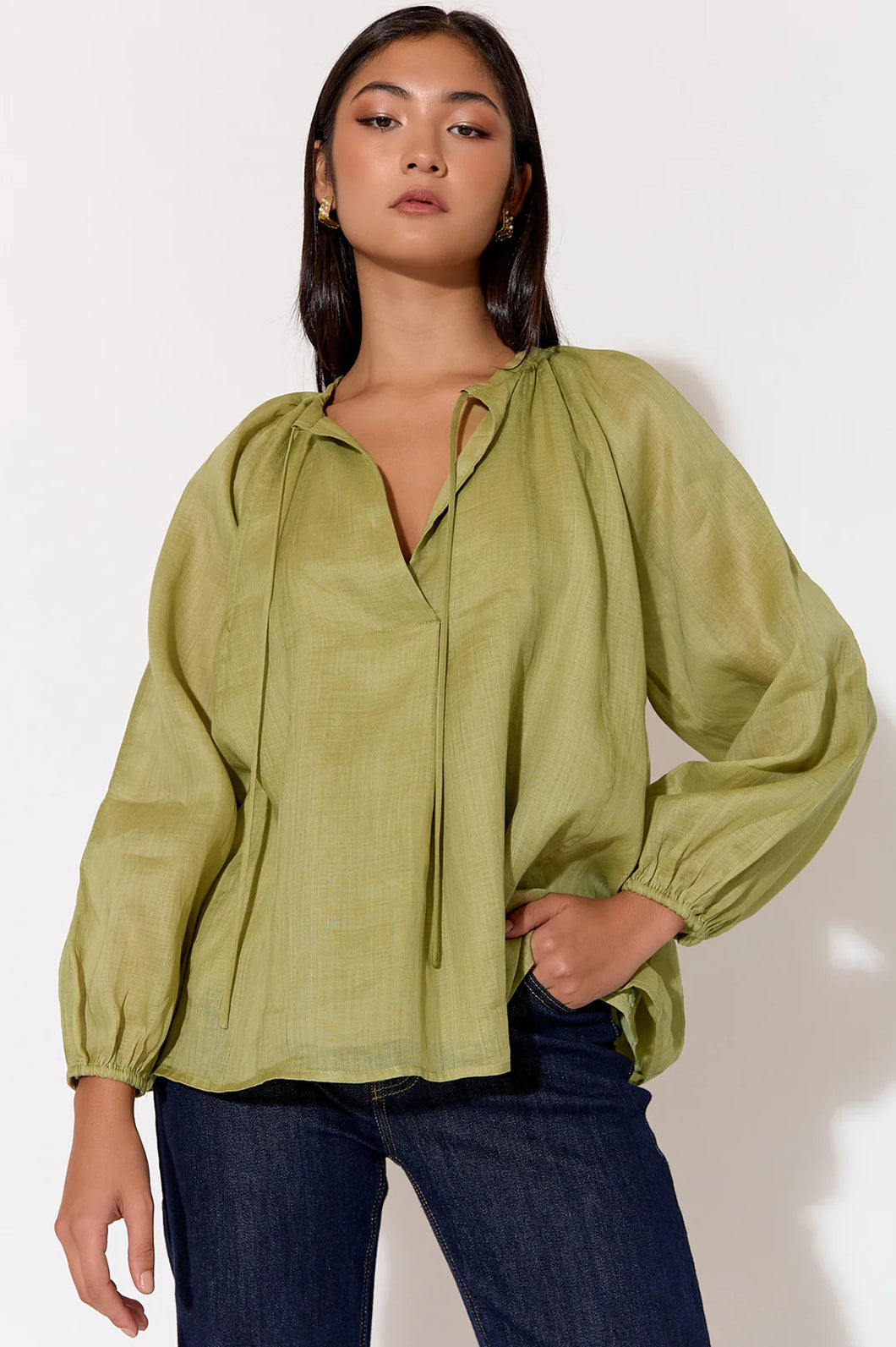 Aubrie Ramie Top