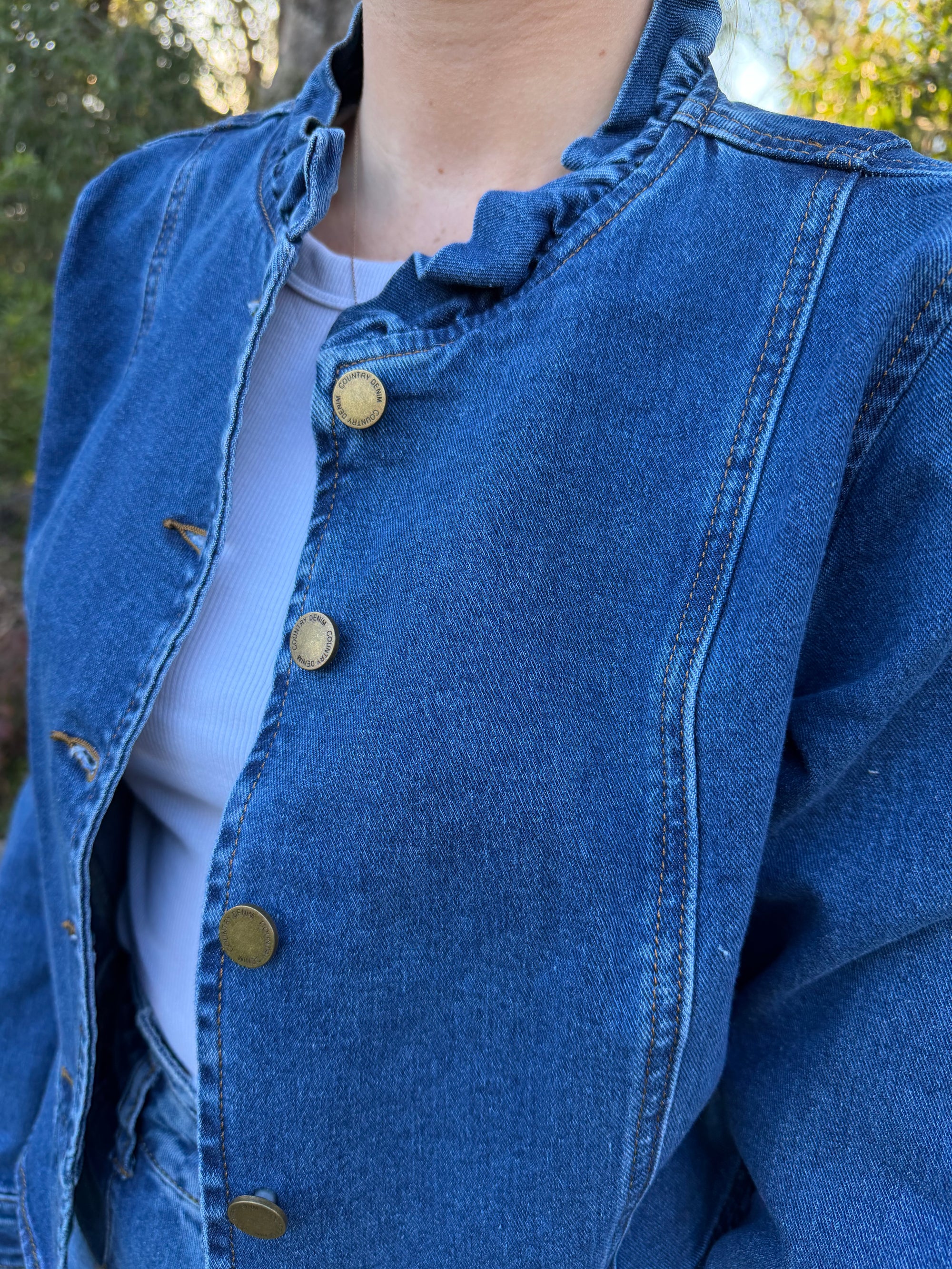 Denim Jacket CGJ18 frill