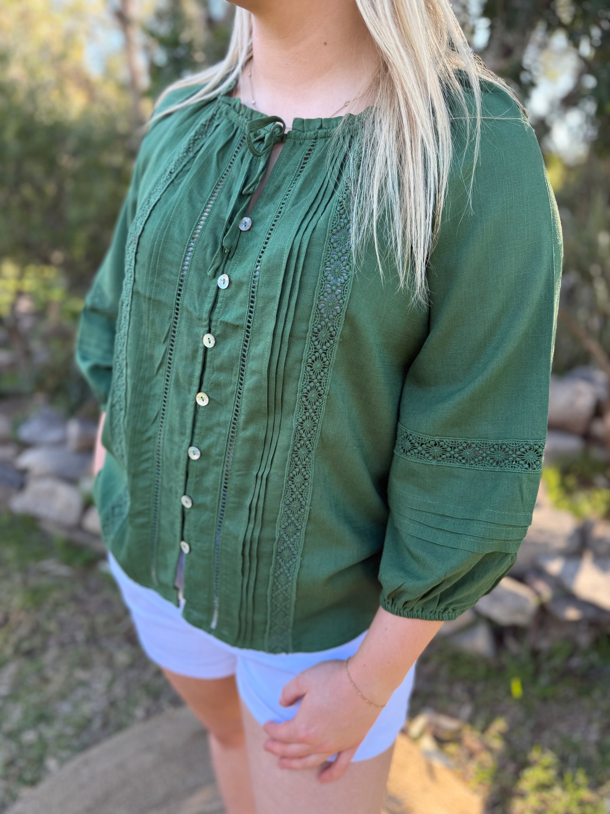 The Sage Country Blouse