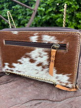 Cowhide - Tours - Tan - Tooling Boot Stitch Clutch Wallet - AW35