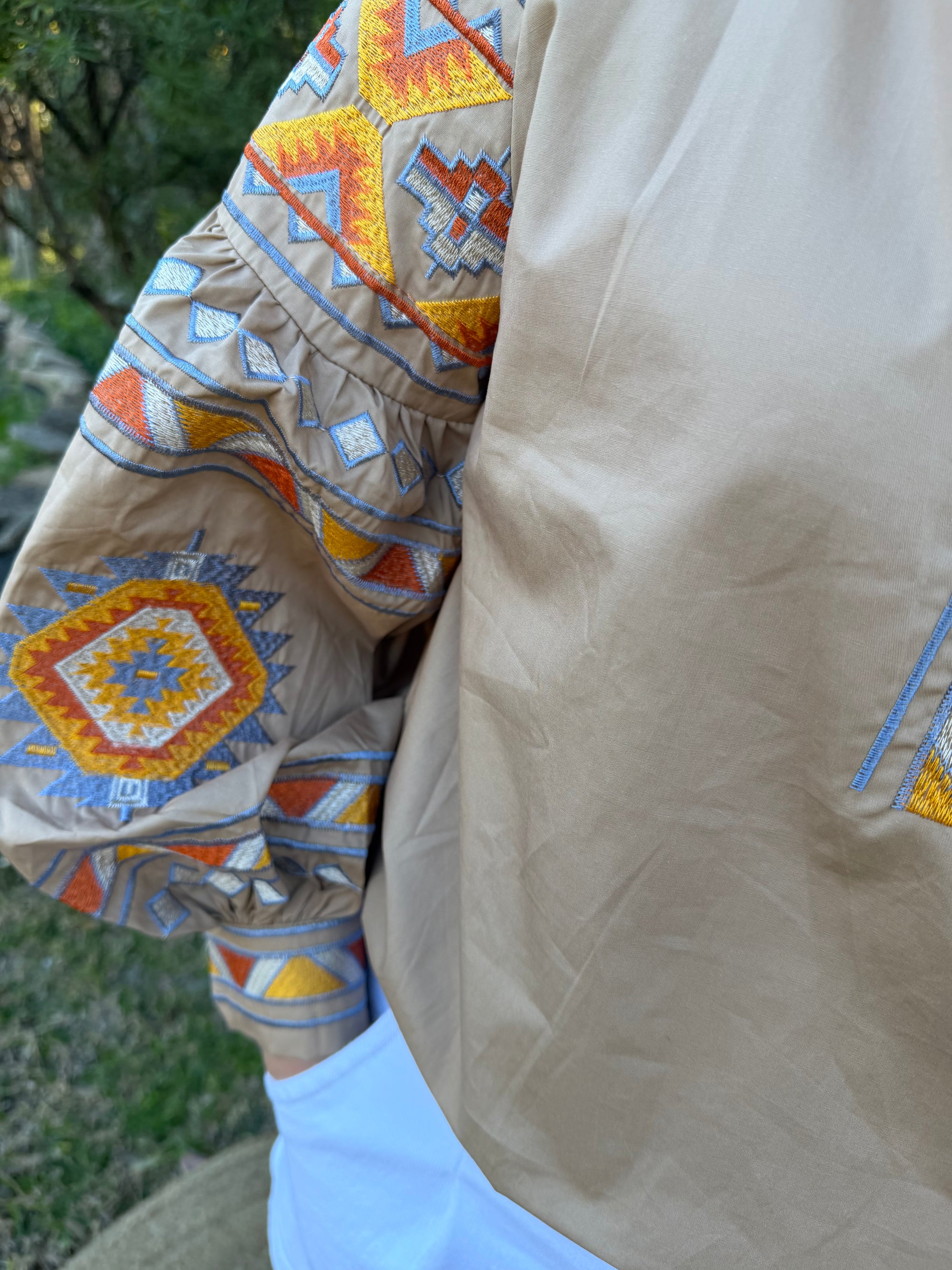 The Mesa Blouse Tan