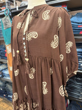 Paisley Brown Dress