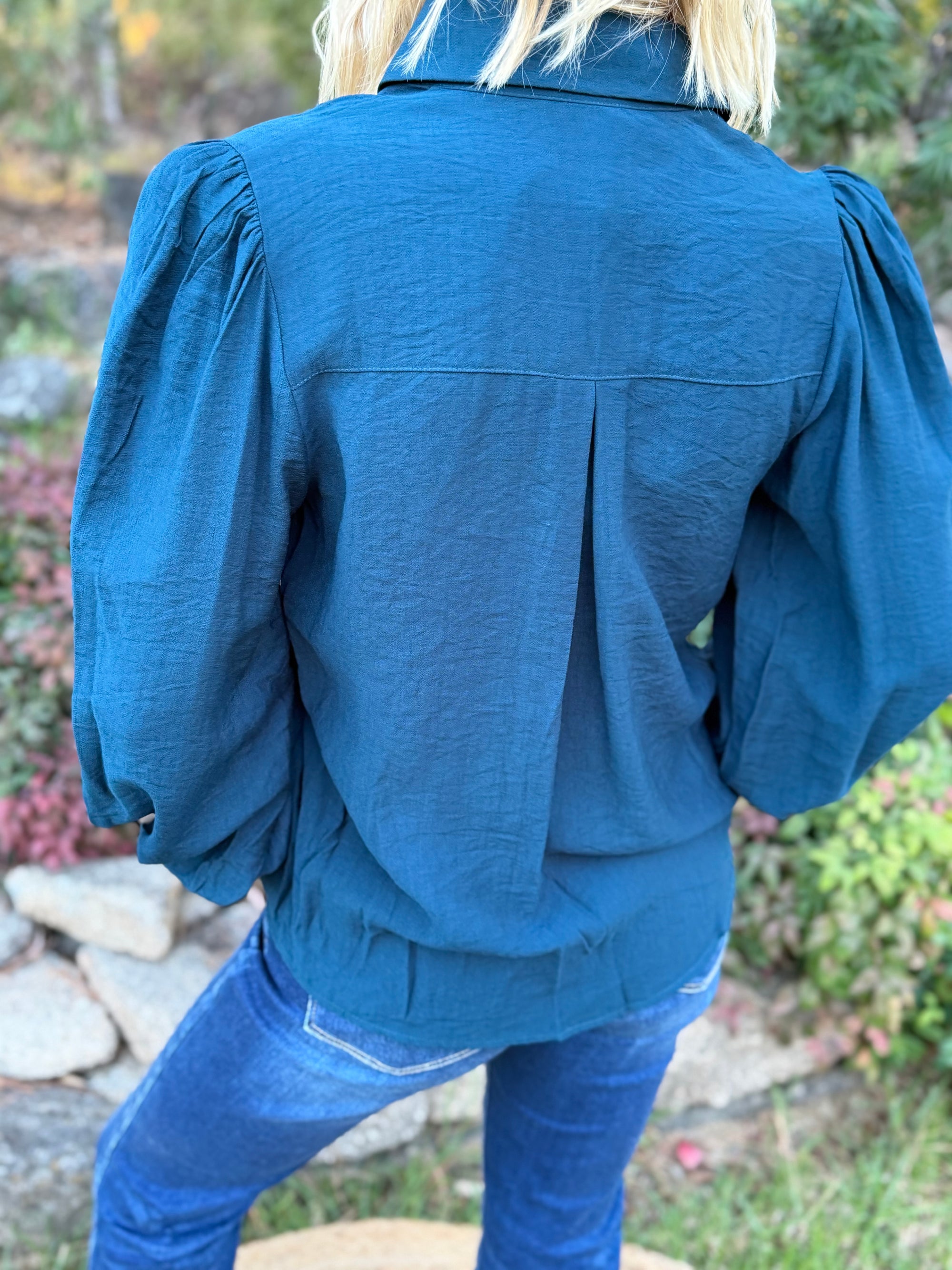 Sunday Teal Shirt