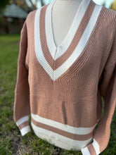 V Neck Knit - Bone