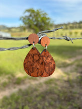 Earrings- Timber statement