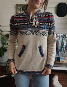 Knit - Bonnie Hoodie -  Stone