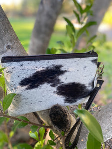 Cowhide - Toronto Clutch-Brown