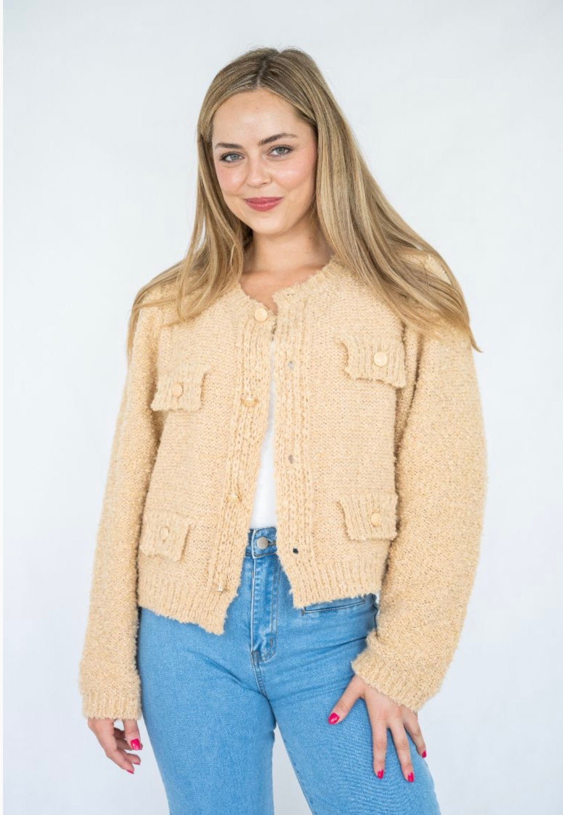 Tan Cardigan