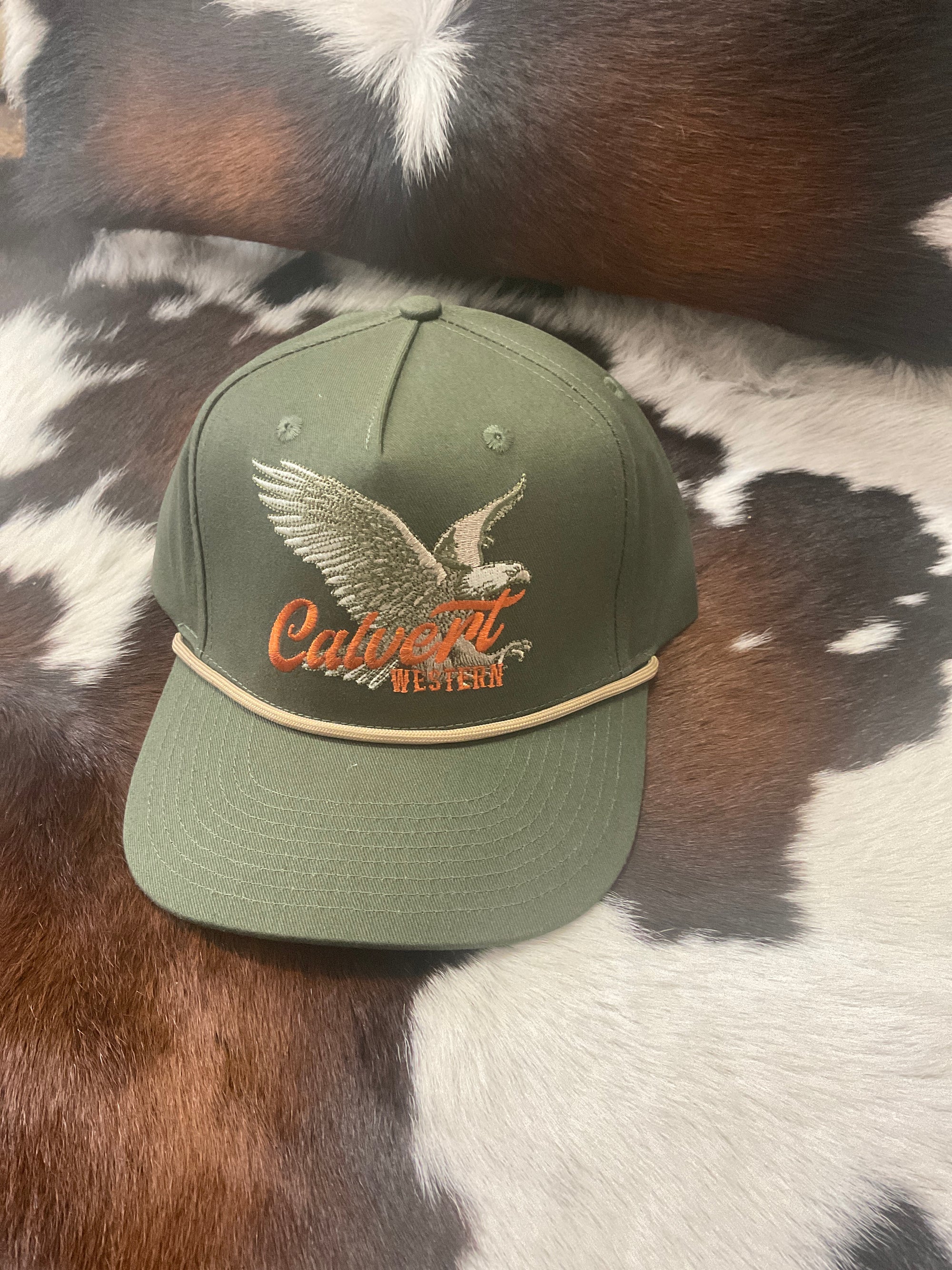 Green Calvert cap