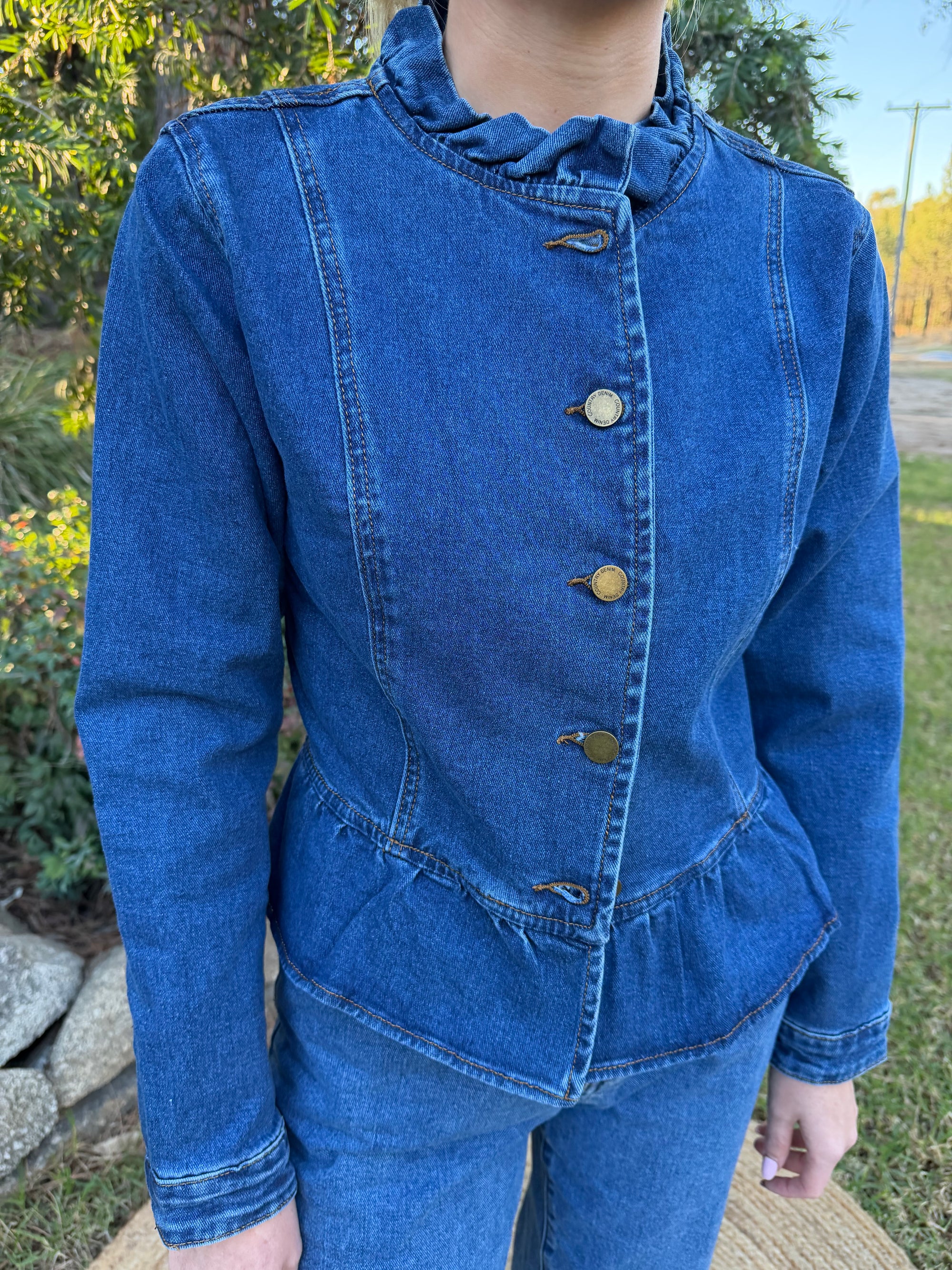 Denim Jacket CGJ18 frill