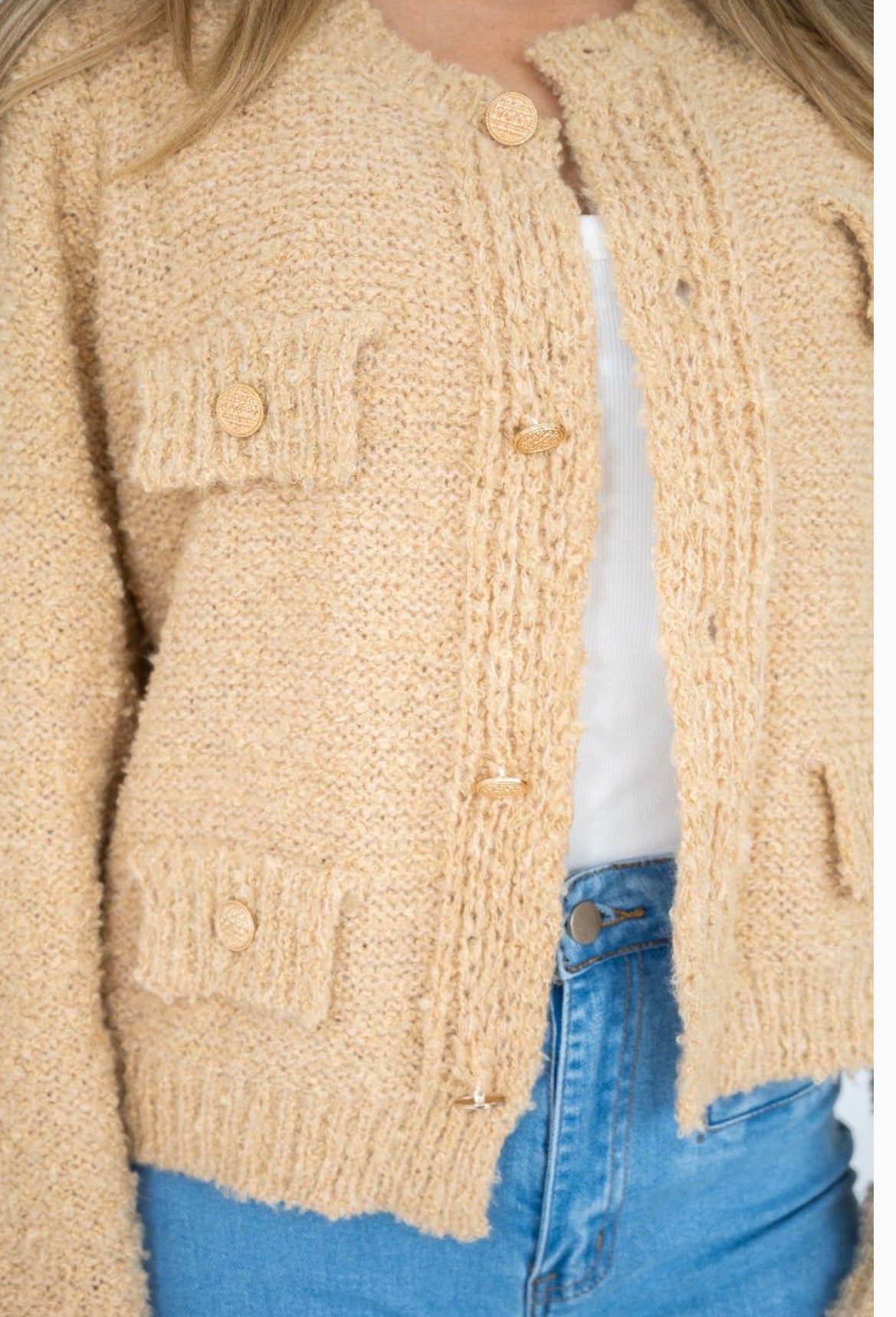 Tan Cardigan