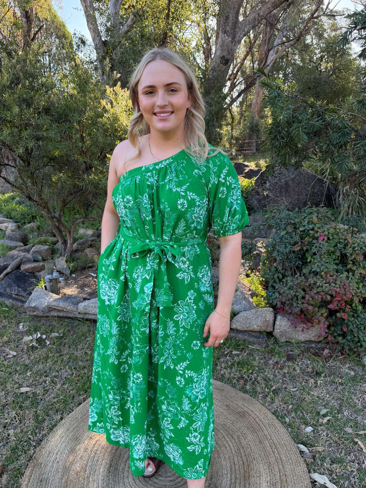 The Maris One Shoulder Dress