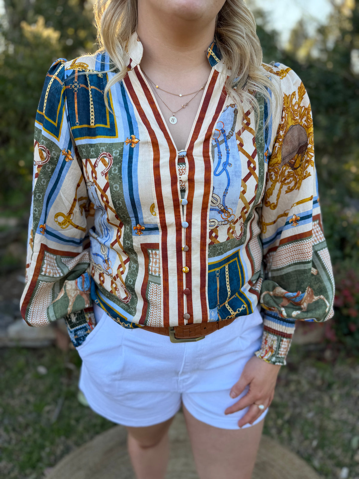 Stirrup Row Blouse