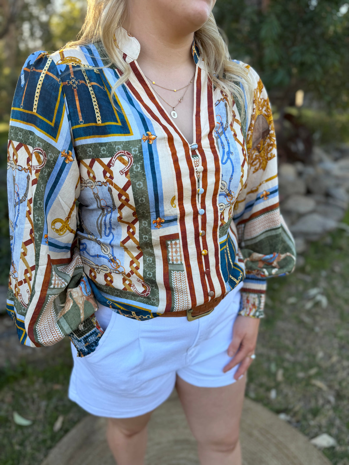 Stirrup Row Blouse
