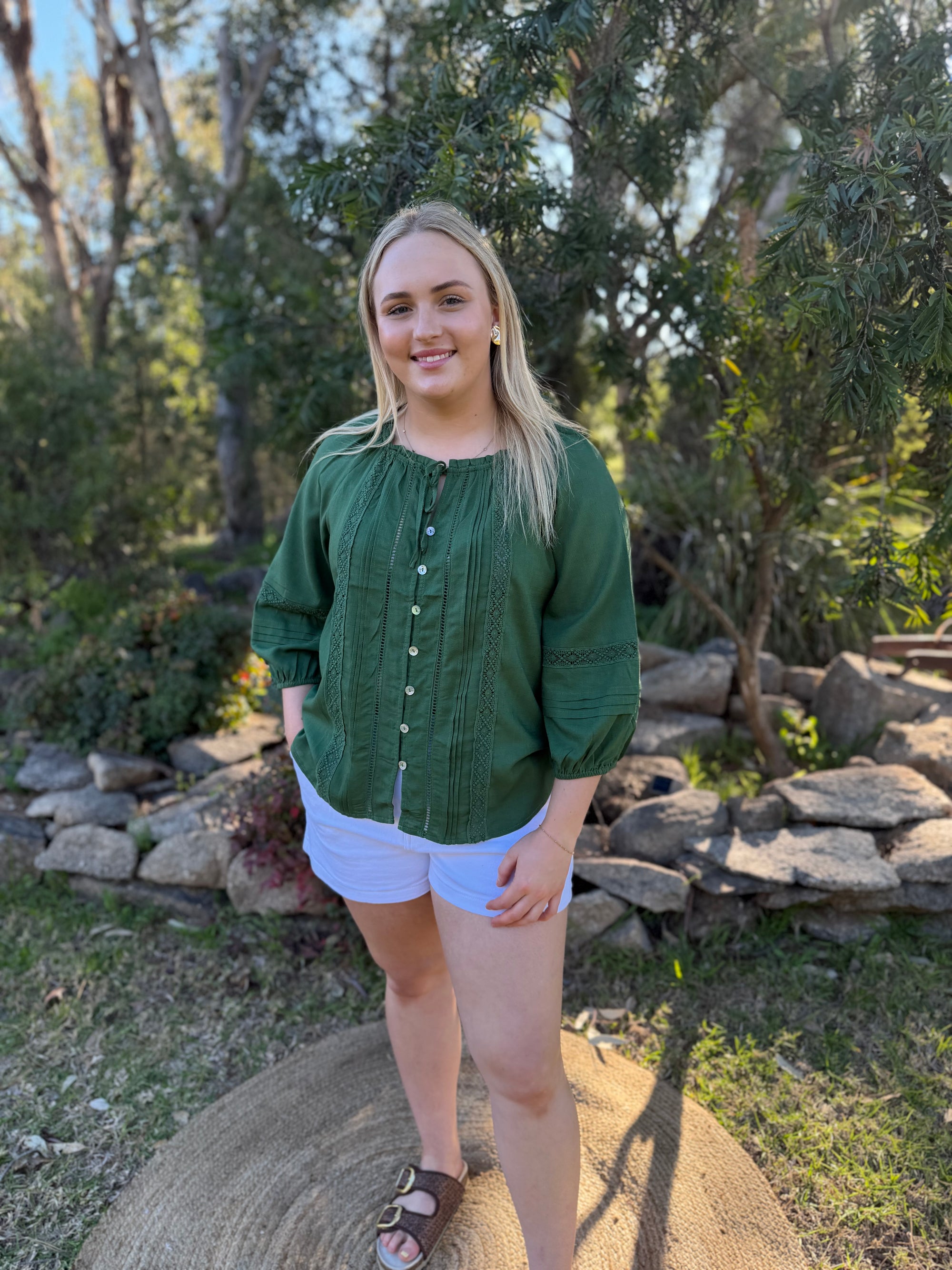The Sage Country Blouse