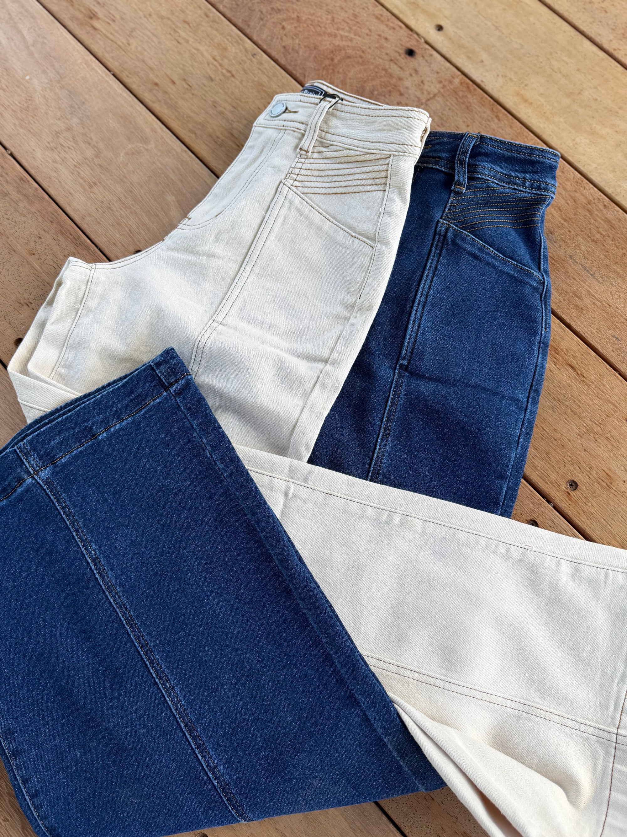 Dark Wash embroidered Denim Jeans