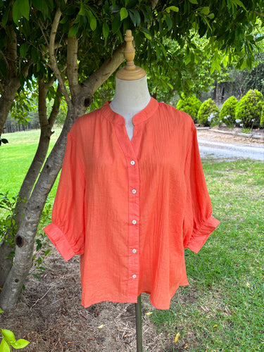 Miranda Top - Tangerine