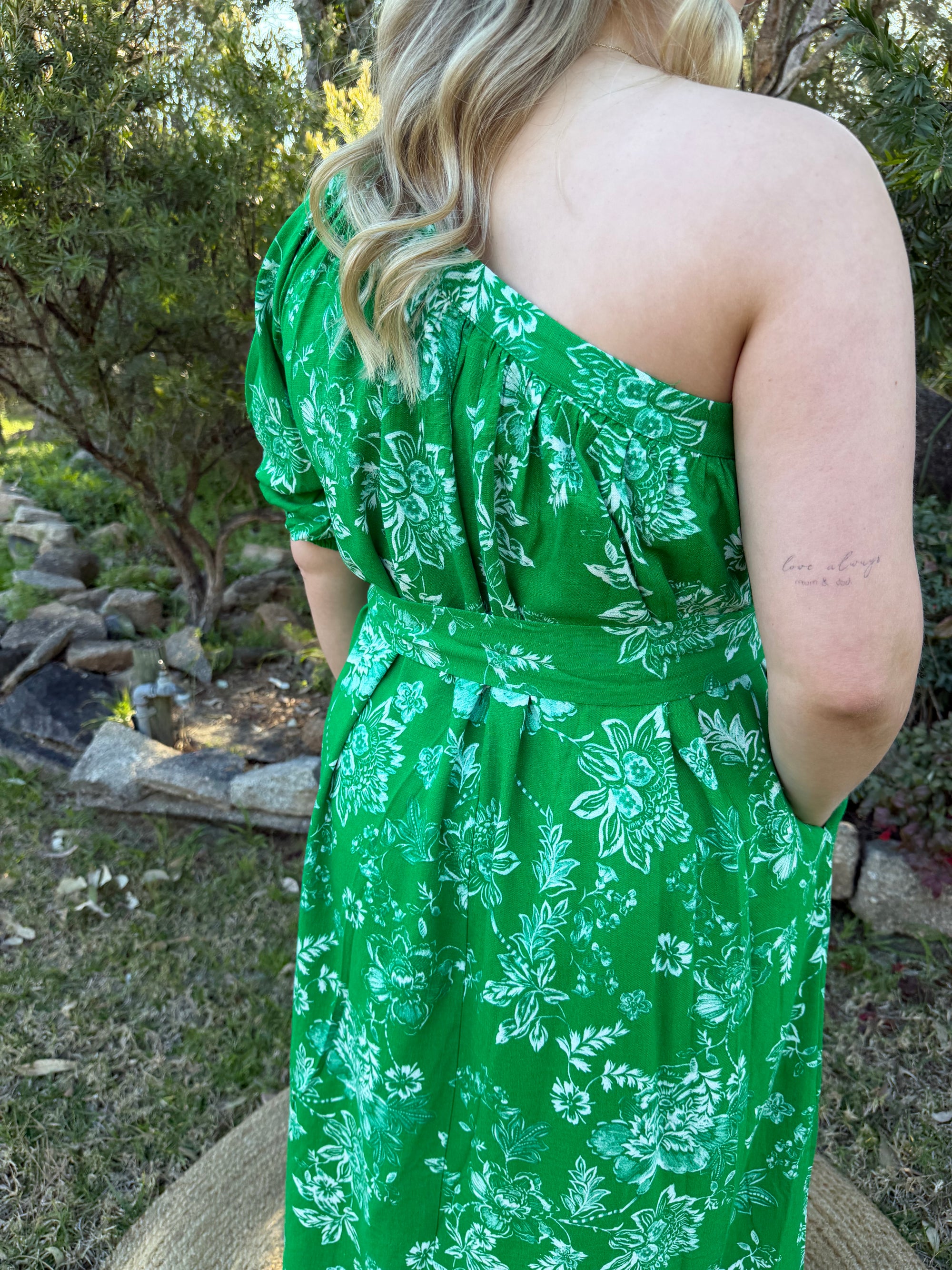 The Maris One Shoulder Dress