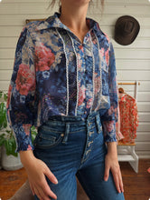 Jonty Floral Blouse - Multi Blue