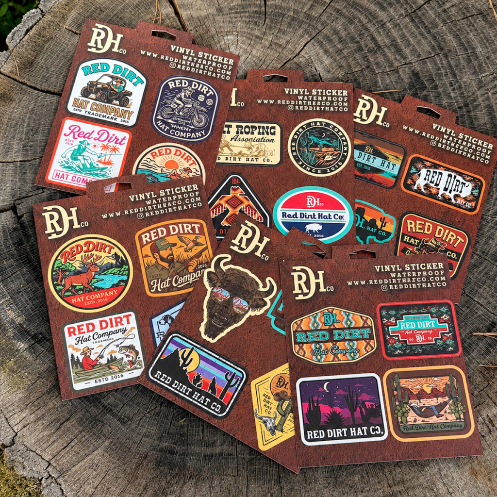 Vinyl Sticker Packs Red Dirt