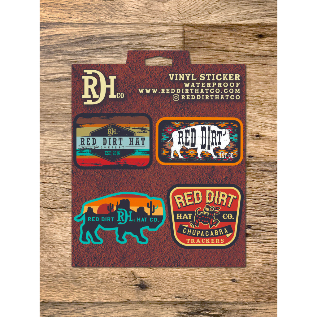 Vinyl Sticker Packs Red Dirt
