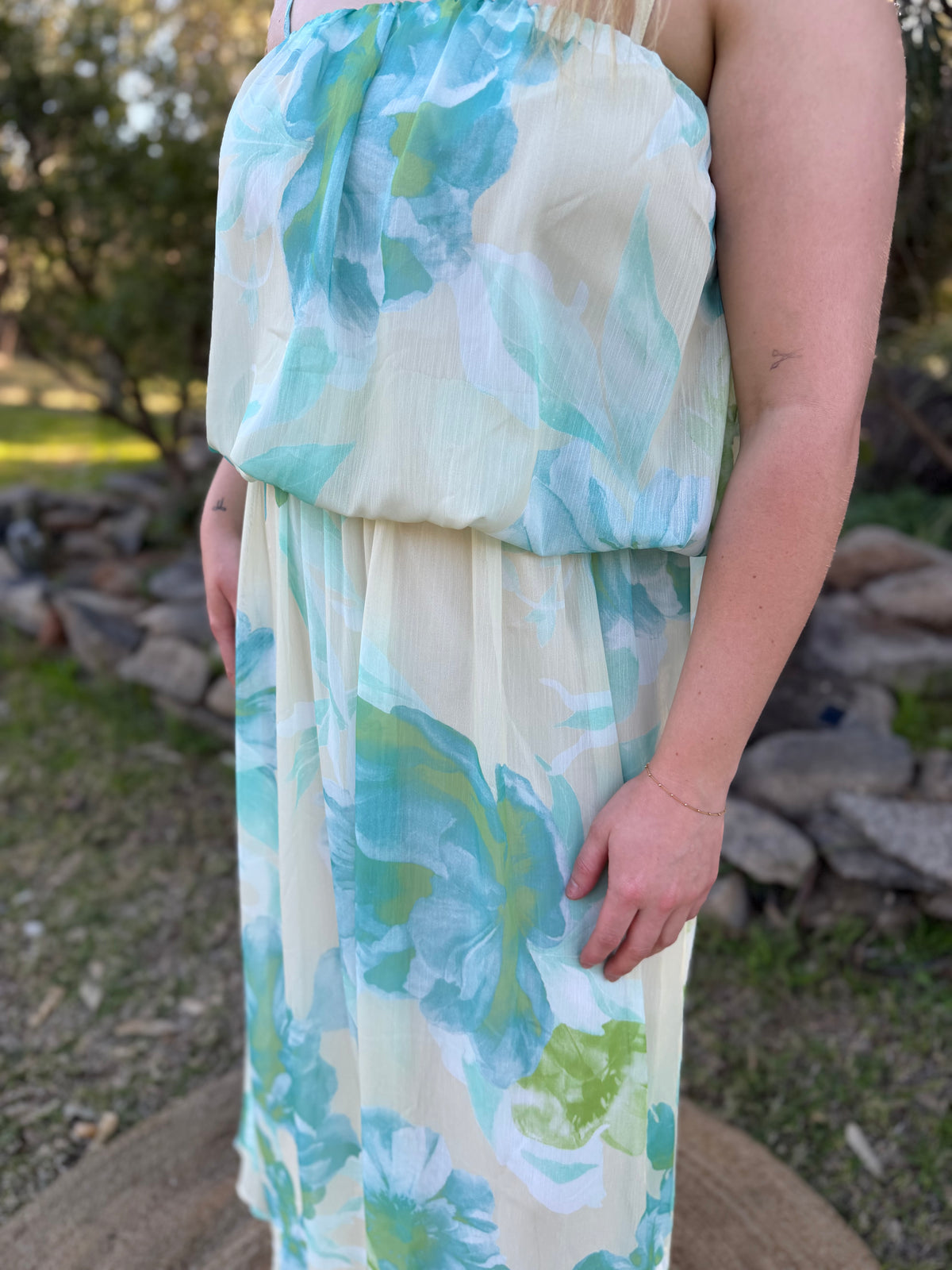 Sea breeze Maxi dress
