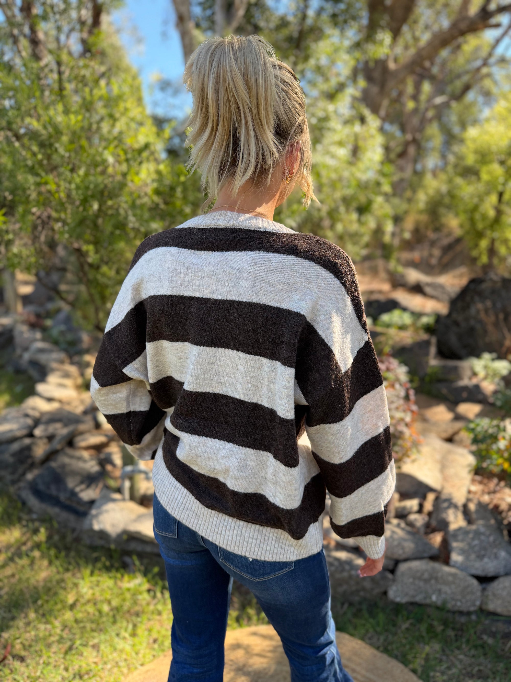 Cara knit chocolate