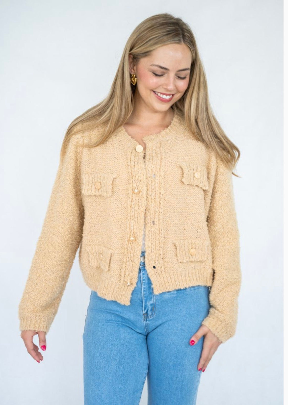 Tan Cardigan