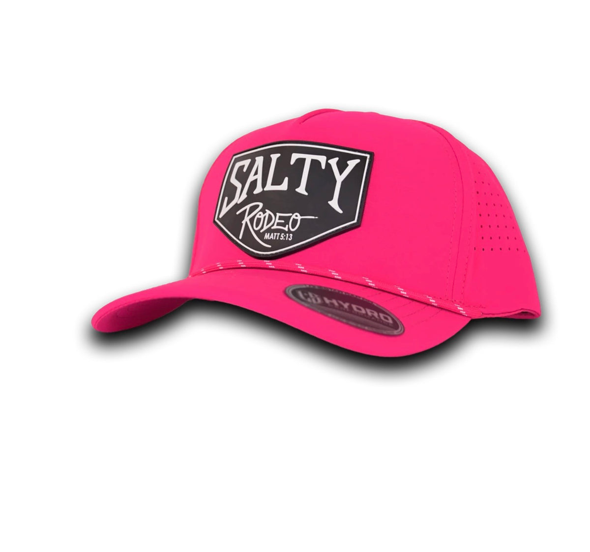 Static pink cap