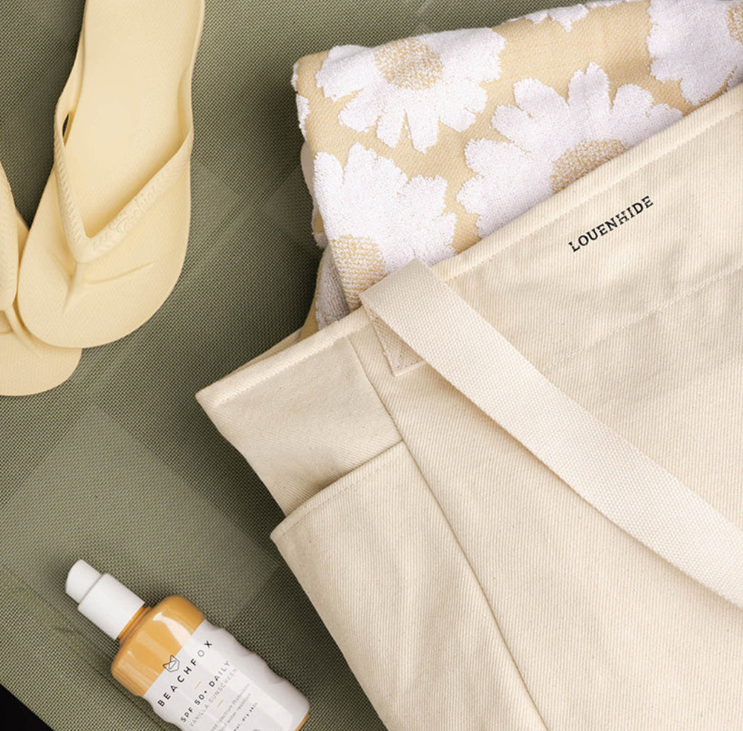 CHARLOTTE CANVAS TOTE BAG BY LOUENHIDE