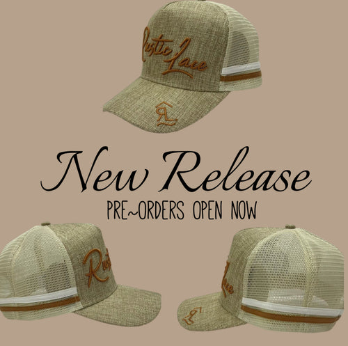 PRE-ORDER~ Rustic Lace Signature Trucker Cap- Classic Oat
