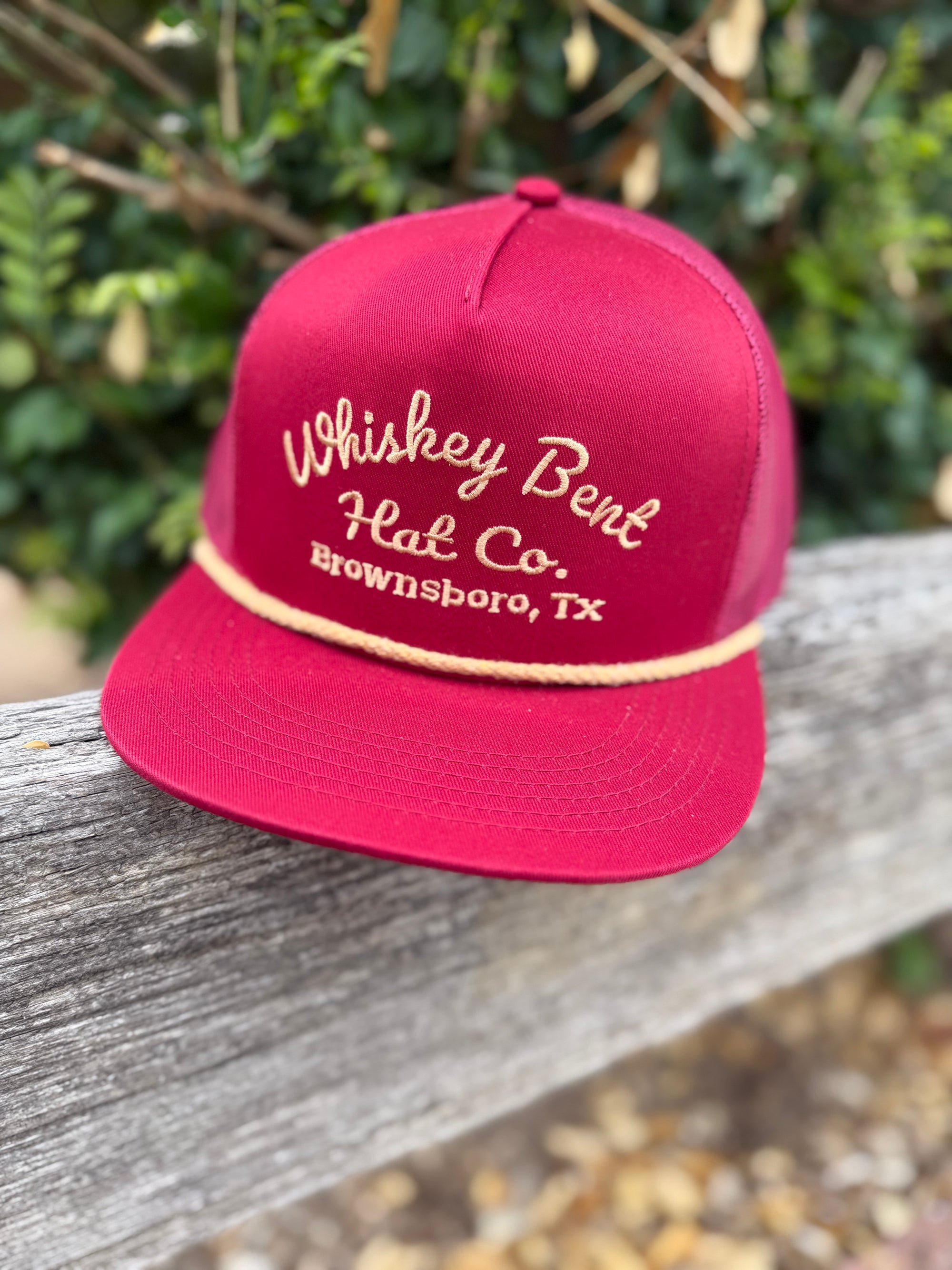 Whiskey Bent Cap Maroon and Gold