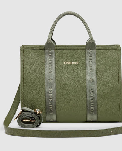 Manhattan Logo Tote Bag- Khaki
