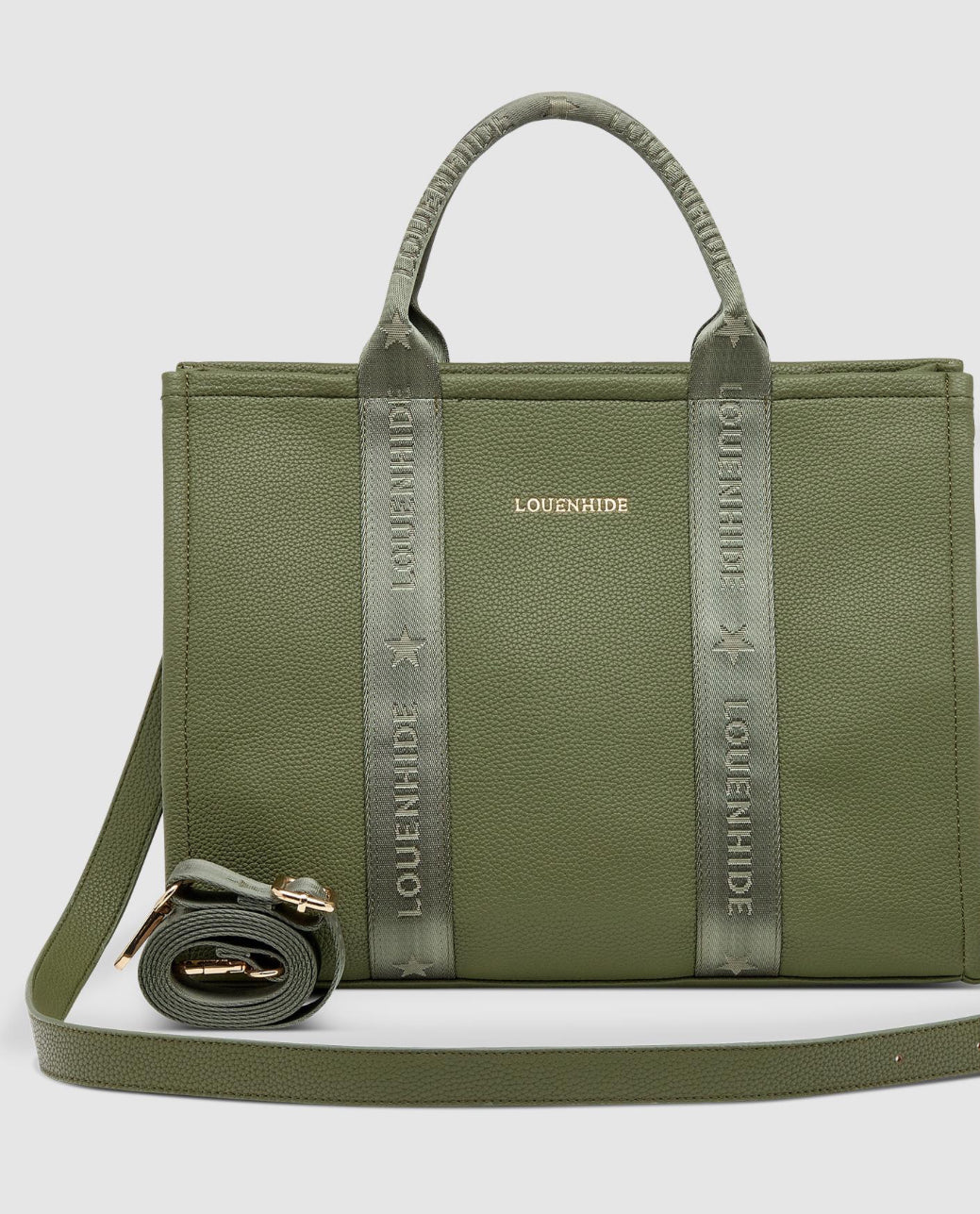 Manhattan Logo Tote Bag- Khaki