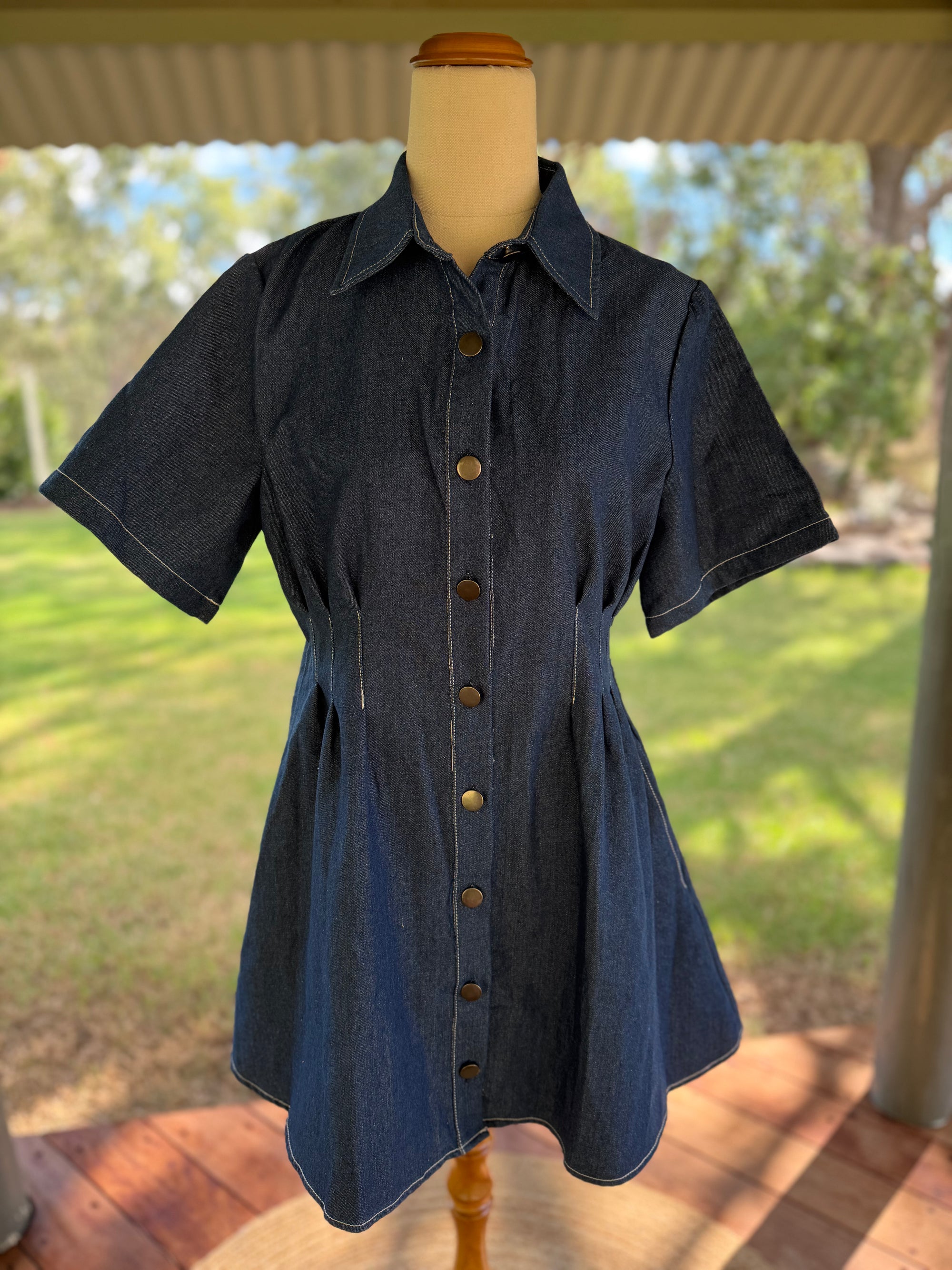 The Prairie Belle Denim Dress