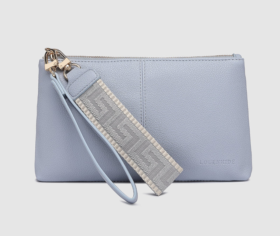 Mimi Clutch ~ Dusty Blue