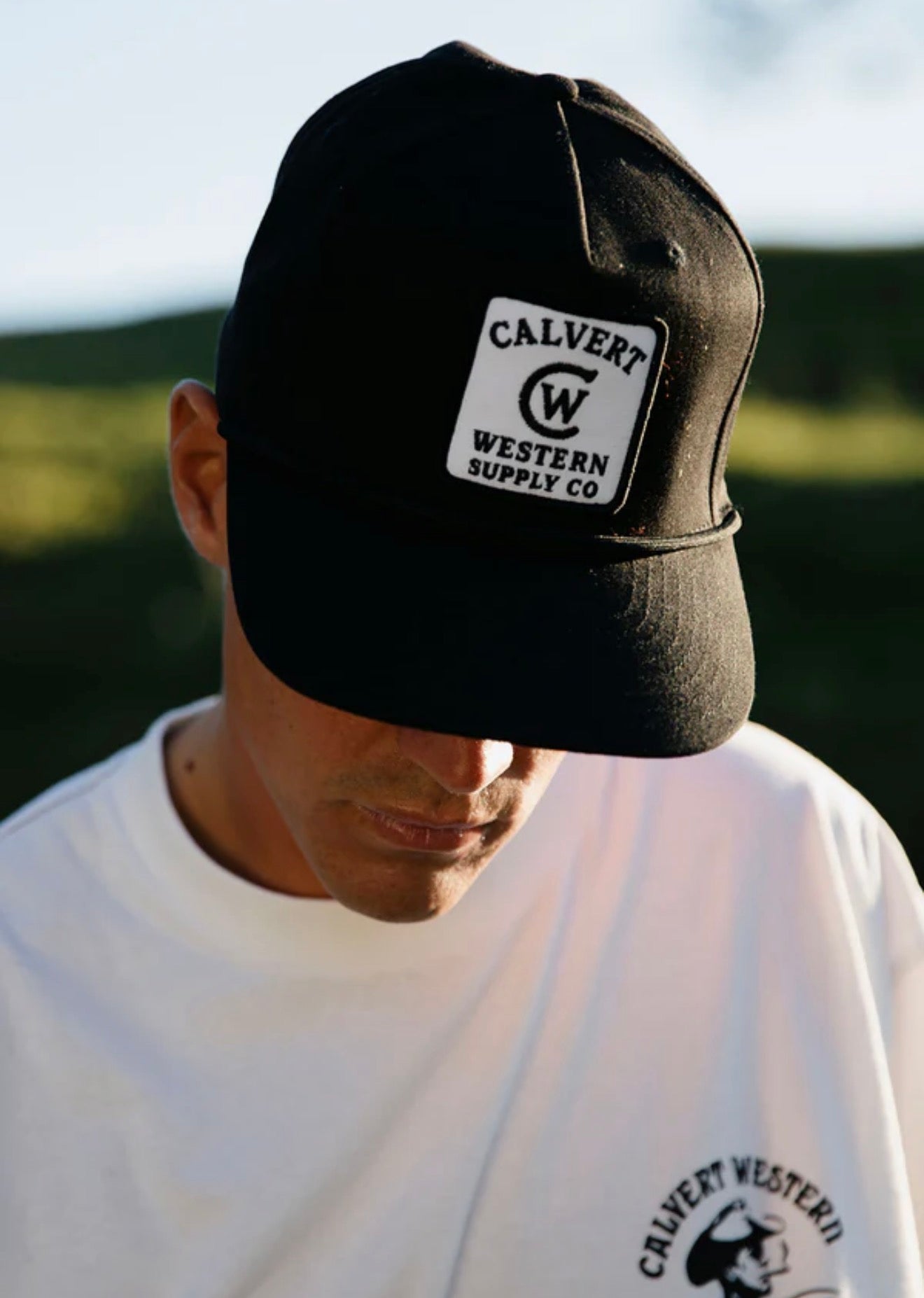 Branded Trucker - Black