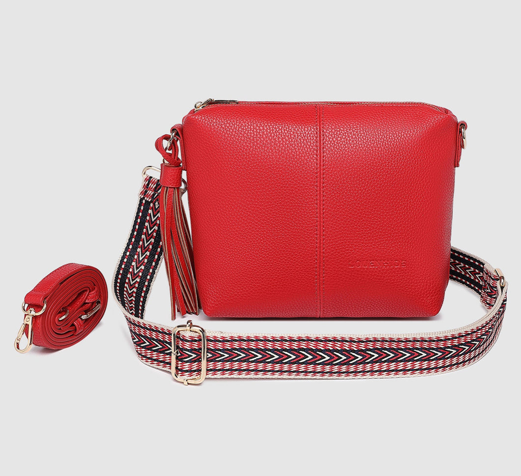 Kasey Crossbody Bag - Red