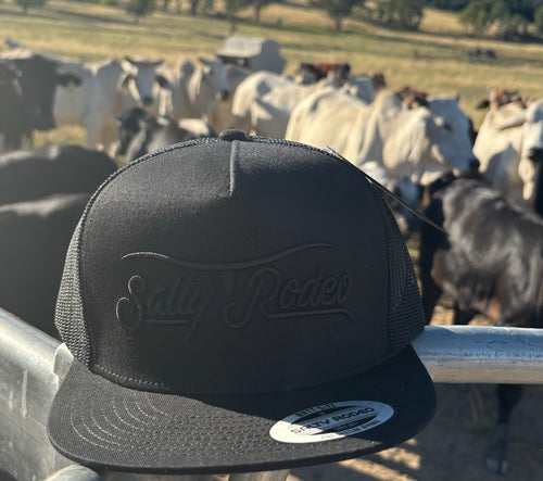 Salty Rodeo Co - Cap - Blackout