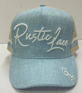 PRE-ORDER~ Rustic Lace Signature Trucker Cap- Skye Blue