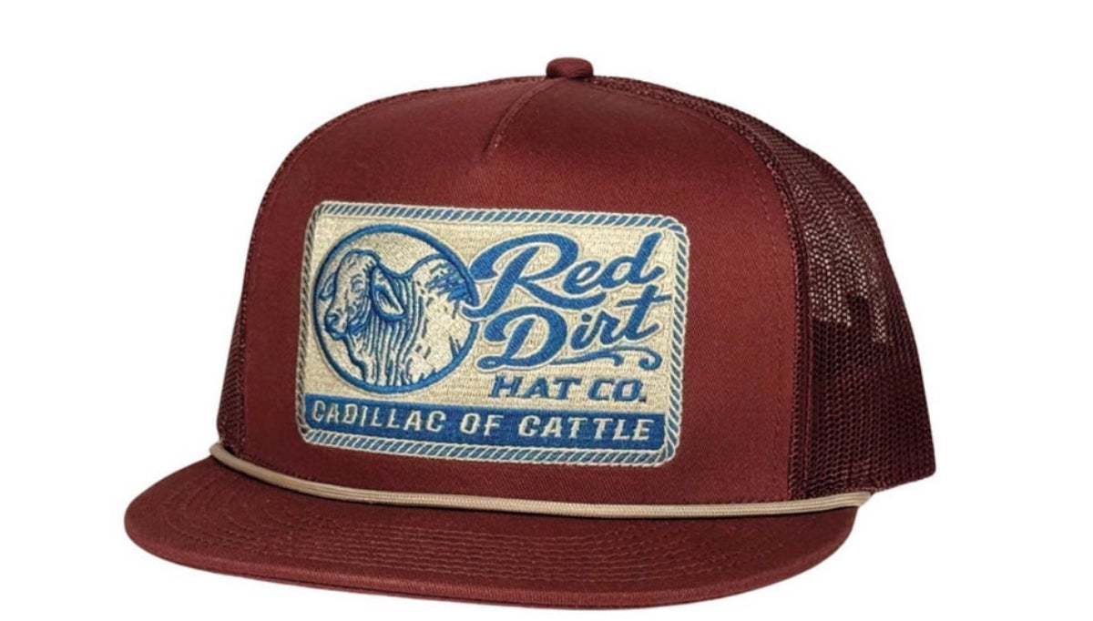 Red Dirt Cap eat the beef