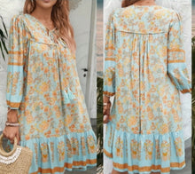 Boho Dress - Teal