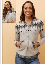 Knit - Bonnie Hoodie -  Grey