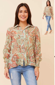 Paisley Charm Blouse