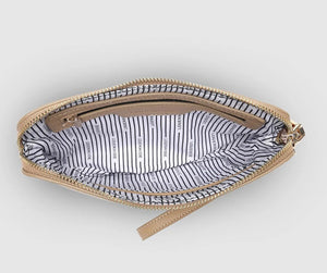Poppy Clutch - Biscuit