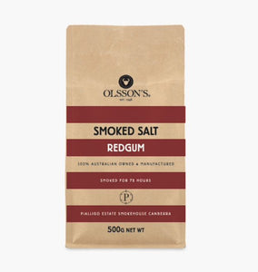 Olsson’s Redgum Smoked Salt – 500g